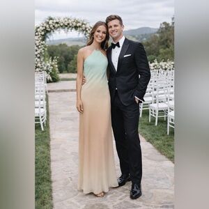 STAUD CADENCE DRESS CARIBBEAN OMBRE NWT